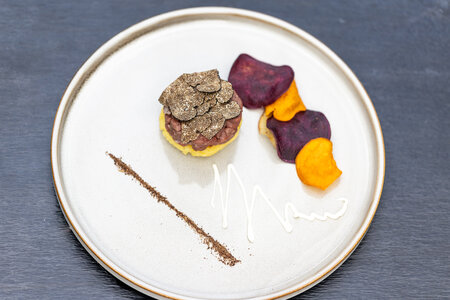 Regional cuisine at the gourmet hotel Carinthia, Austria Regional cuisine at the gourmet hotel Carinthia, Austria