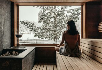 Wellness hotel in Carinthia: Saunas with fantastic view