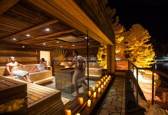 Wellness hotel in Carinthia: Saunas with fantastic view